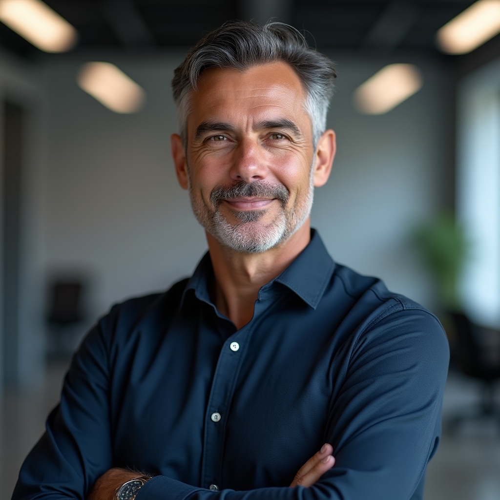Retrato de consultor especializado en implementación de seguimiento técnico